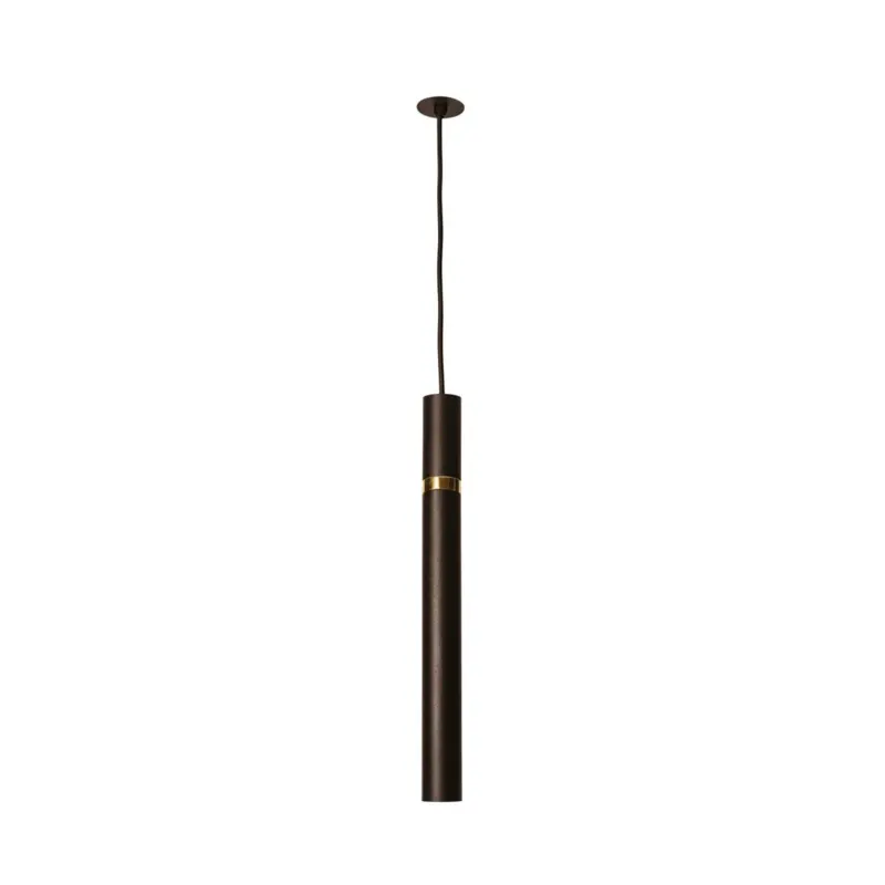 Pendente Filetto Ø57X300Mm 1xMr16 Bt Pt 1Br Usina