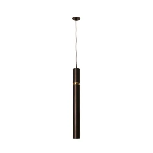 Pendente Filetto Ø57X300Mm 1xMr16 Bt Pt 1Br Usina