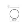 Plafon Onix Ø650X140Mm 8xE27 Pt Pt Usina