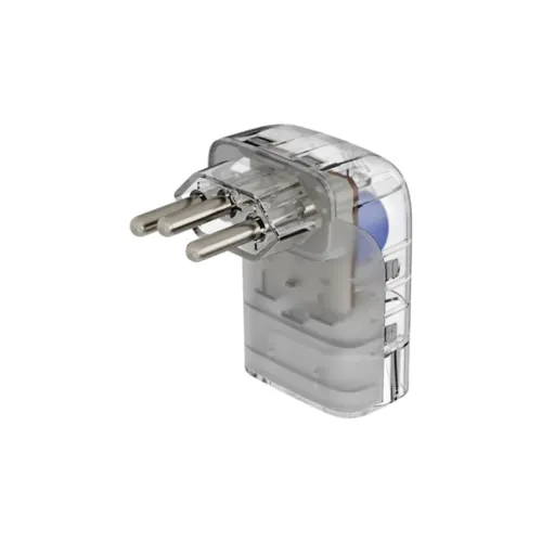Plug Adaptador 90° DPS Iclamper Pocket Fit LCF 3P 20A Transparente Clamper
