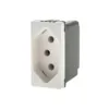 Modulo Tomada 2P+T 10A 250V B. Parafuso Branco Pial Plus + Legrand