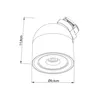 Modulo Spot Led Para Sity Irc>90 12W 2700K 48V Nordecor