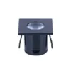 Mini Spot Woody Quadrado Para Marcenaria Preto 3000K 1W Gaya