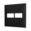 Placa 1+1 Posto 4x4 Preto Pial Plus + Legrand