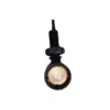 Mini Spot Leya Redondo 1W 2700K 24V 2un Preto Gaya