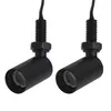 Mini Spot Leya Redondo 1W 2700K 24V 2un Preto Gaya