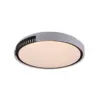 Plafon Trama Ø500X60Mm Led 25W 3000K 2880Lm Bivolt Pt Usina