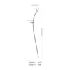 Coluna Jazz Apoio Parede 300X2050X370Mm 1xE27 Bt Bt Usina