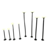 luminaria led Para Jardim Pilze Dc24V Ip67 8Un/Kit 3000K Preto Nordecor