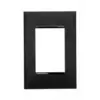 Placa 3 Postos 4X2 Preto Pial Plus + Legrand