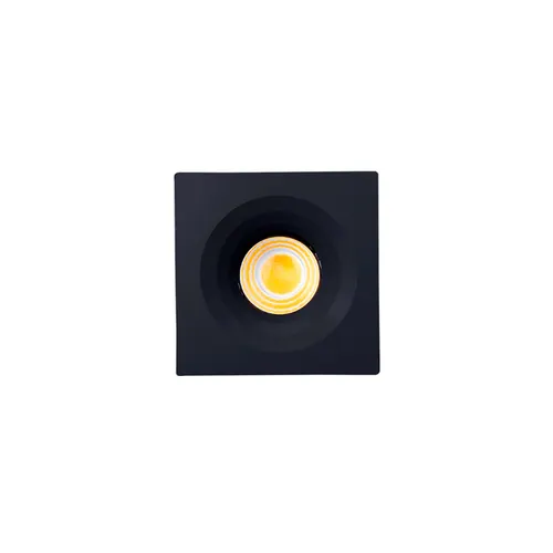 Mini Spot Led Elysa Quadrado 3w 3000k Preto Nordecor
