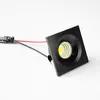 Mini Spot Led Elysa Quadrado 3w 3000k Preto Nordecor
