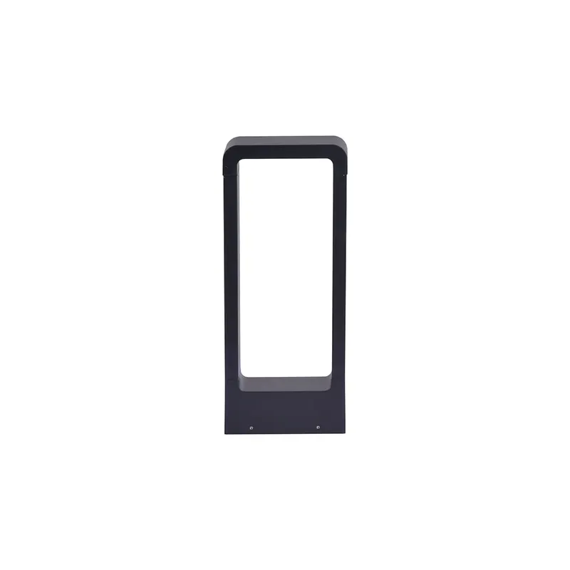 Luminaria Led Jardim Ronu Ip66 40Cm 10W 3000K Preto Nordecor