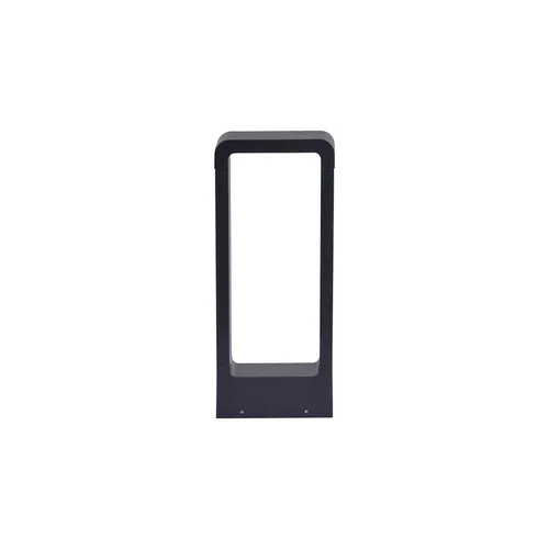 Luminaria Led Jardim Ronu Ip66 40Cm 10W 3000K Preto Nordecor