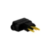 Plugue Macho 2P+T 10A 90° Preto Pial Legrand***