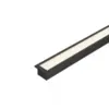 Perfil Embutir (30 X 10Mm) La-832 Medio Slim 3Mt Preto Led Art