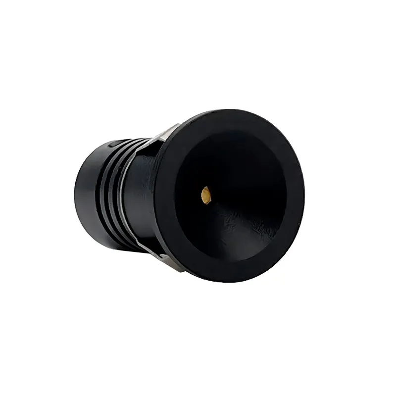 Mini Spot Led Auko Ono Redondo Embutir 1W 3000K Irc90 Preto Nordecor