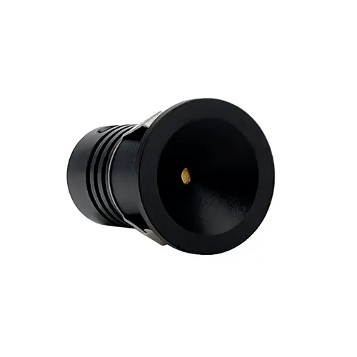 Mini Spot Led Auko Ono Redondo Embutir 1W 3000K Irc90 Preto Nordecor