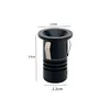 Mini Spot Led Auko Ono Redondo Embutir 1W 3000K Irc90 Preto Nordecor