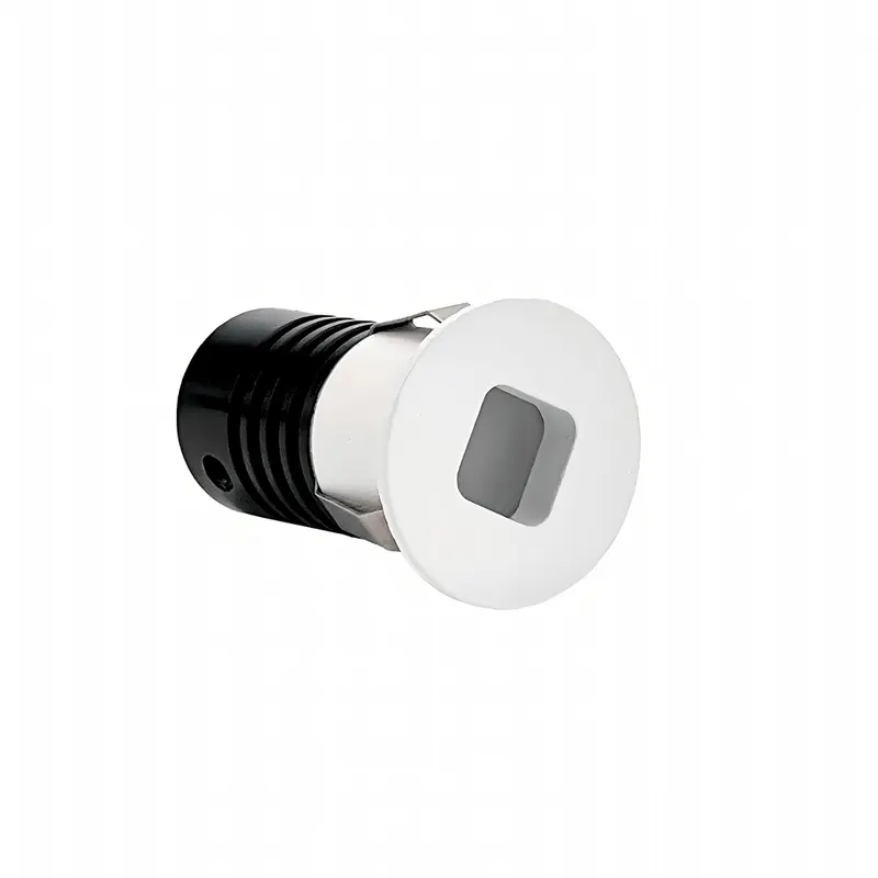 Mini Spot Led Domy Nam Redondo Embutir 1W 3000K Irc90 Branco Nordecor