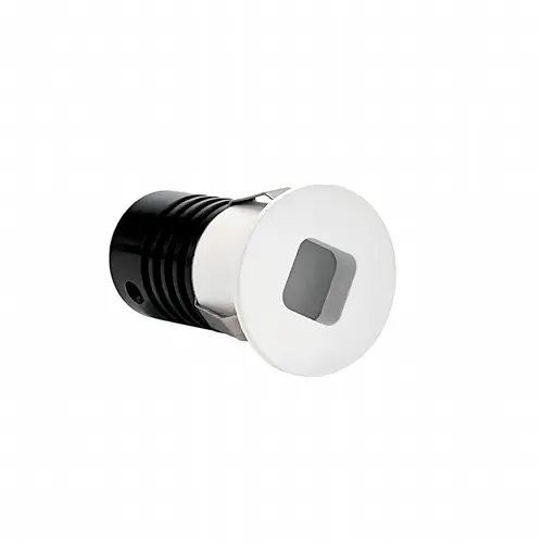 Mini Spot Led Domy Nam Redondo Embutir 1W 3000K Irc90 Branco Nordecor