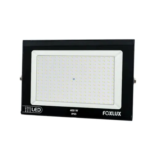 Refletor Led 400w 6500K Bivolt  Preto Foxlux