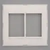 Placa 3+3 Postos 4X4 Kristall Pial Plus + Legrand