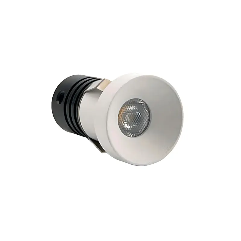 Mini Spot Led Auko Lai Redondo Embutir 1W 3000K Irc90 Branco Nordecor