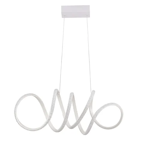 Pendente Led Lire Cristal 58W 3000K Branco Nordecor