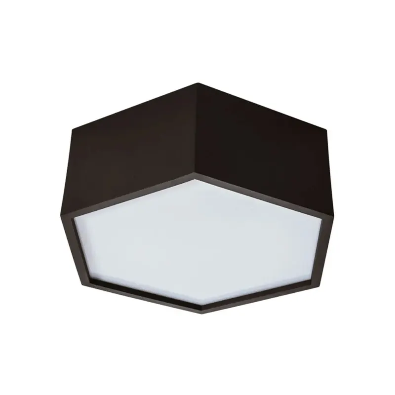 Plafon Hexa 16420/20 Especial Perfil Tropical 200X120Mm 02Xe27 Il.Direta Pt Usina