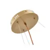 Pendente Bouze Cin 60CM 6XG9 Dourado e Amabar Nordecor