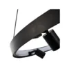 Pendente Led Lilla 80CM C/3M 5X3W 37W 3000K Preto Nordecor
