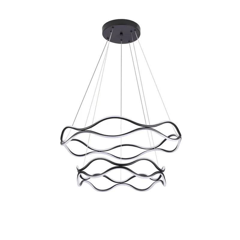 Pendente Led Tamis 2 Mod 115W 3000K Preto Nordecor