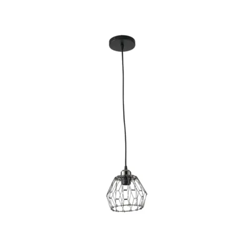 Pendente Aramado Ollin 30cm Preto Nordecor