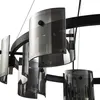 Pendente Bouze Cin 80CM 8XG9 Preto e Fume Nordecor