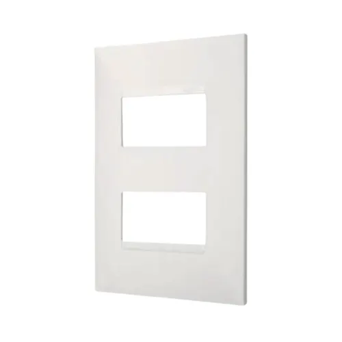 Placa 2 Postos Separados 4X2 Branca Pial Plus + Legrand