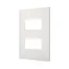 Placa 2 Postos Separados 4X2 Branca Pial Plus + Legrand