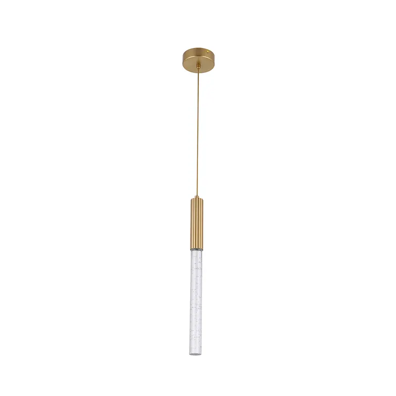 Pendente Led Vanna 3W 3000K Preto Nordecor 3W 3000K Dourado Nordecor