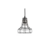 Pendente Gradeado Metal 2094 E27 Preto Nordecor