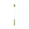 Pendente Led Wisi 5W 3000K Dourado Fosco Nordecor