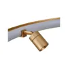 Pendente Led Lilla 60CM C/3M 3X3W 39W 3000K Ouro Fosco Nordecor