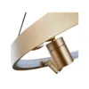 Pendente Led Lilla 80CM C/3M 5X3W 37W 3000K Ouro Fosco Nordecor