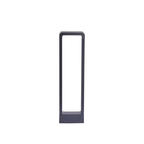Luminaria Led Jardim Ronu Ip66 60Cm 10W 3000K Preto Nordecor
