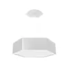 Pendente Hexa Ø450X120Mm 4xE27 Bt Bt 1Cr Usina