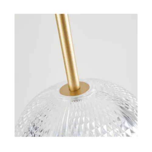 Pendente Led Luse 28W 3000K Ouro Champagne 2796 Nordecor