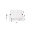 Painel Led Kais Embutir 18W 4000K 22x22 Branco Nordecor