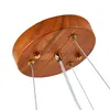 Pendente Led Oris 3000k 24w 40cm Imbuia Nordecor