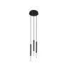 Pendente Led Pean 3X9W 3000K Preto Nordecor