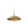 Pendente Alus E27 2580 Dourado Fosco 50cm Nordecor