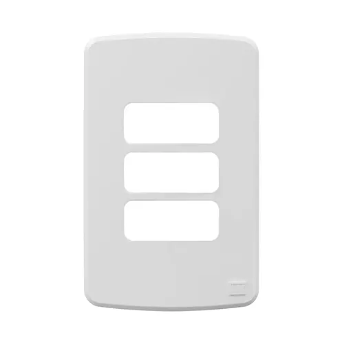 Placa 4X2 3 Pos Compose Branco Weg